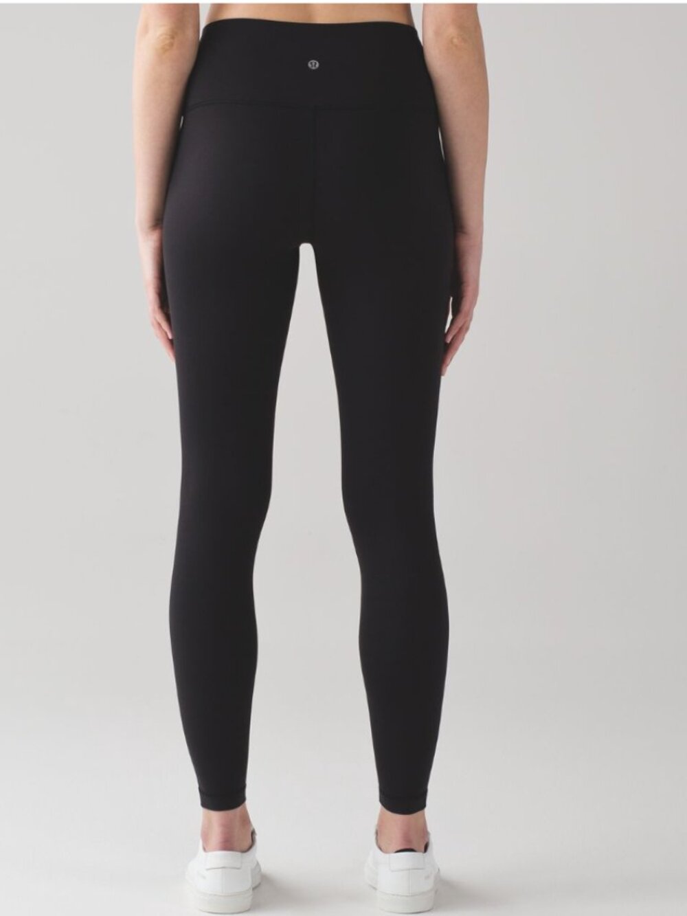 Lululemon Black Under Under High Rise Full On Luon 28" Athletic Leggings 4